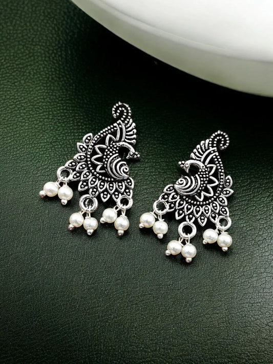 Silver Plated Bird Studs